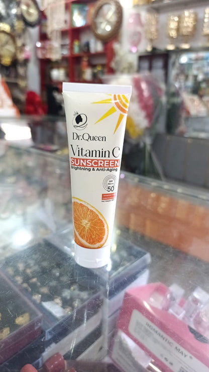 Dr.Queen Vitamin C Brightening & Anti-Aging Sunscreen SPF 50