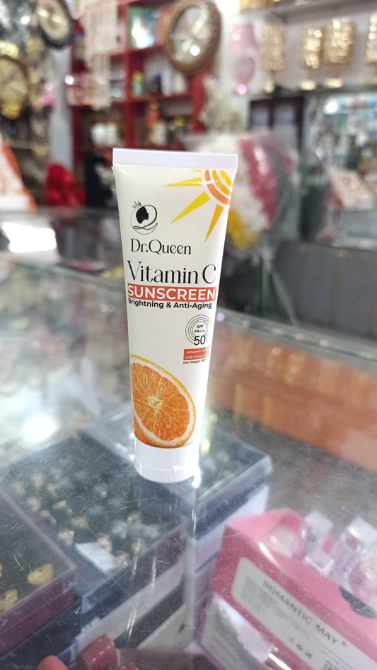 Dr.Queen Vitamin C Brightening & Anti-Aging Sunscreen SPF 50