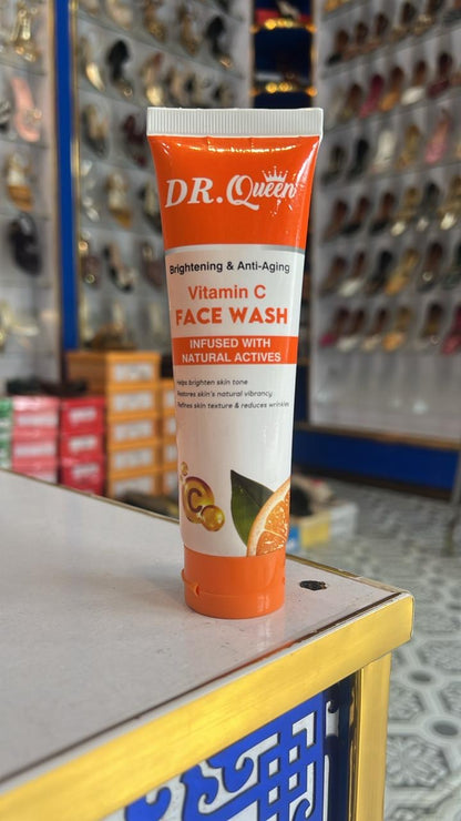 DR. Queen Vitamin C Face Wash - Brightening & Anti-Aging Formula