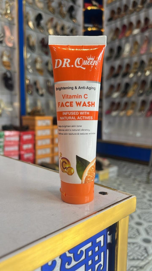 DR. Queen Vitamin C Face Wash - Brightening & Anti-Aging Formula