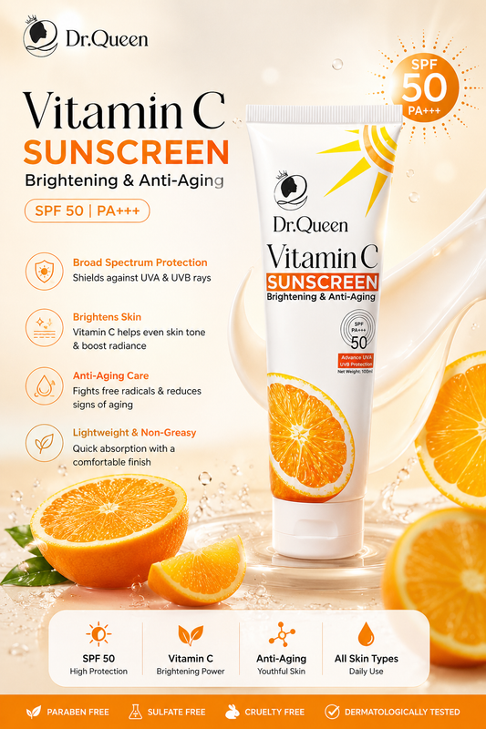 Dr.Queen Vitamin C Brightening & Anti-Aging Sunscreen SPF 50