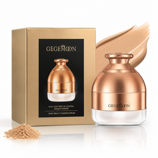 GEGEMOON Silky Light Mist Oil Control Cushion Foundation | Long-Lasting Flawless Coverage